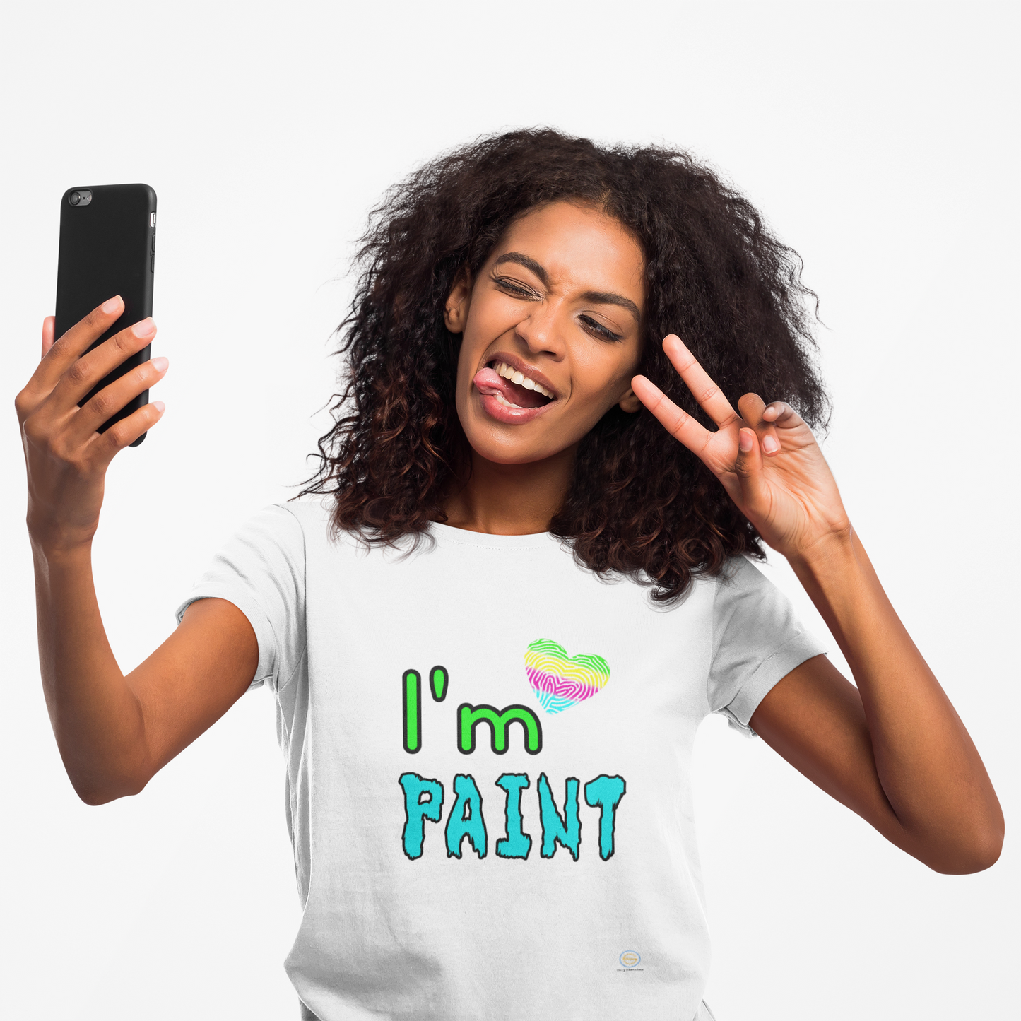 Couples Tee - Finger Paint