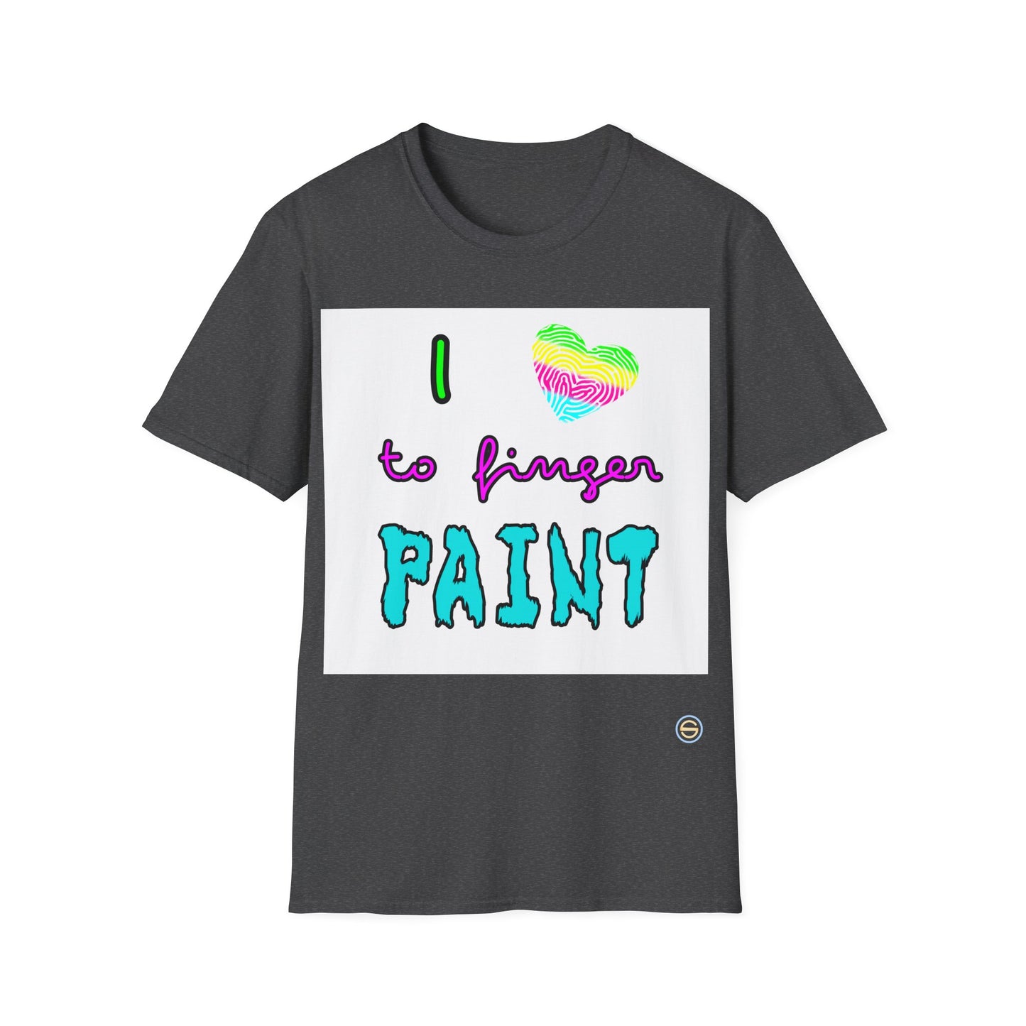 Couples Tee - I love to finger paint