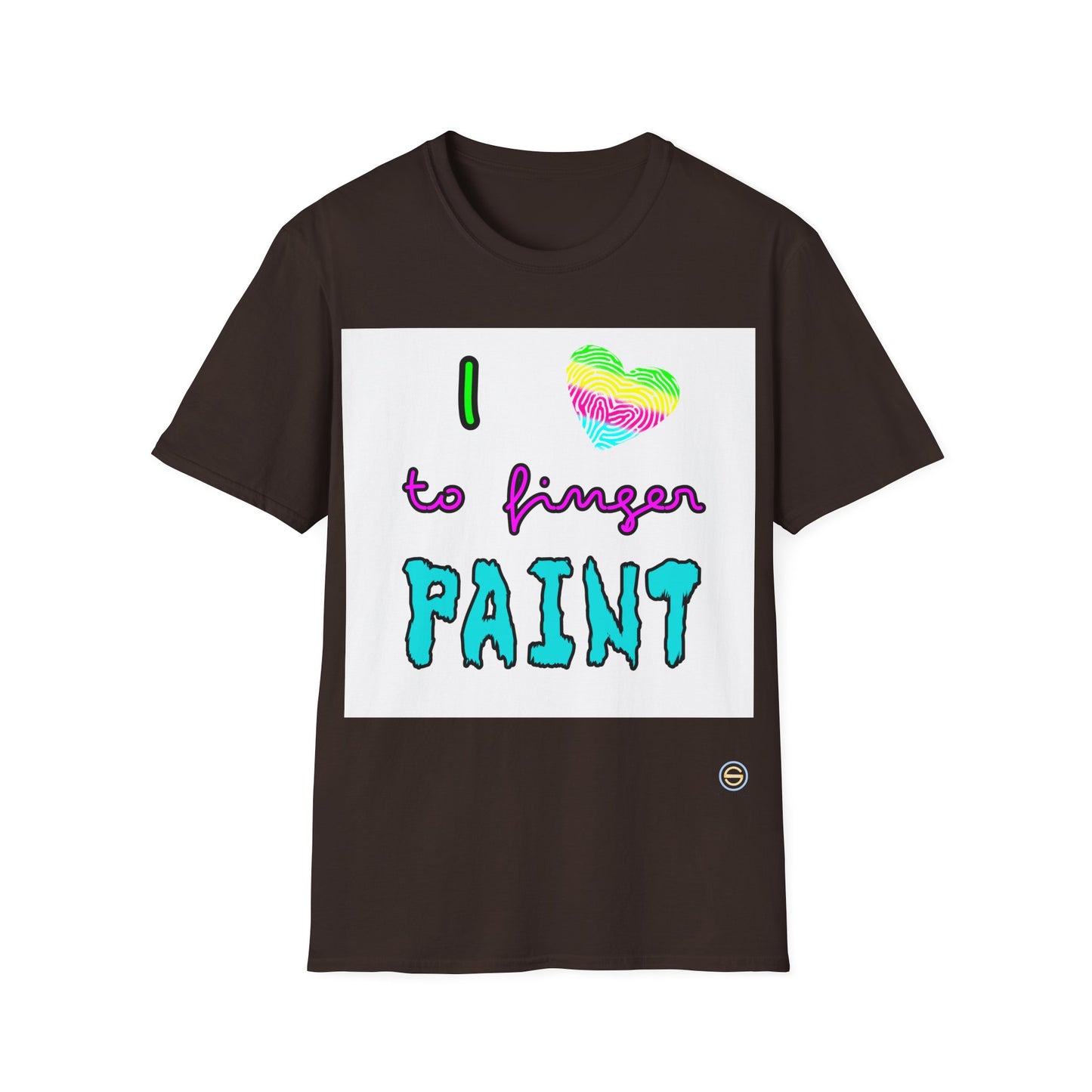 Couples Tee - I love to finger paint