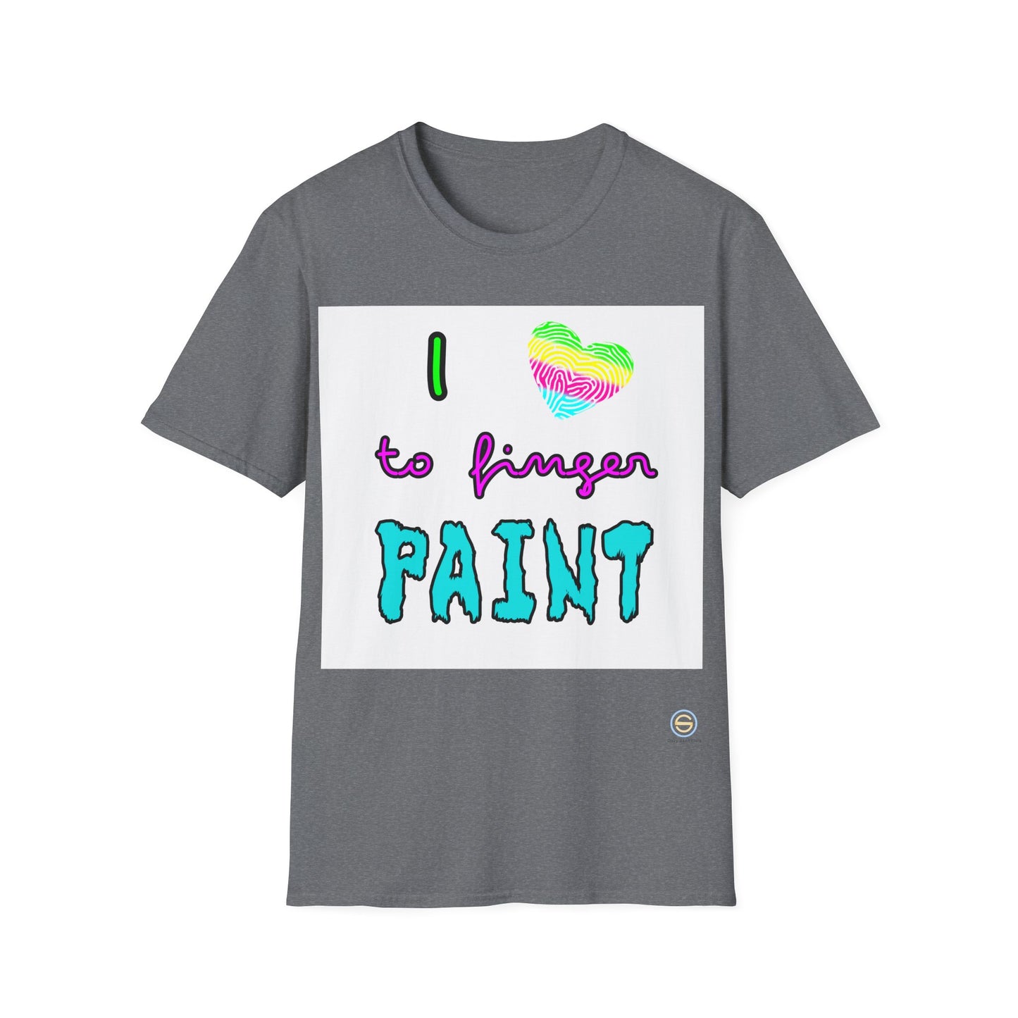 Couples Tee - I love to finger paint