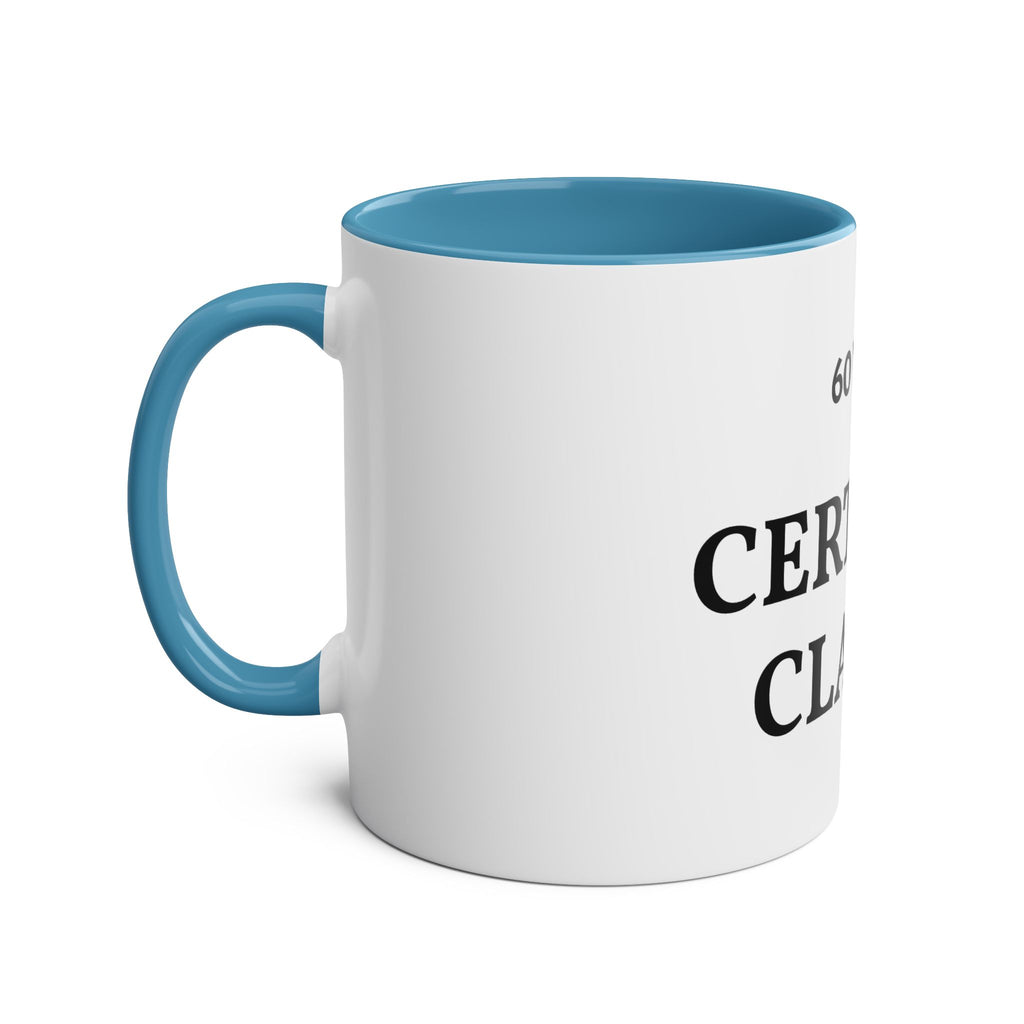 60 Years Certified Classic Mug — Two-Tone 11oz Coffee Cup