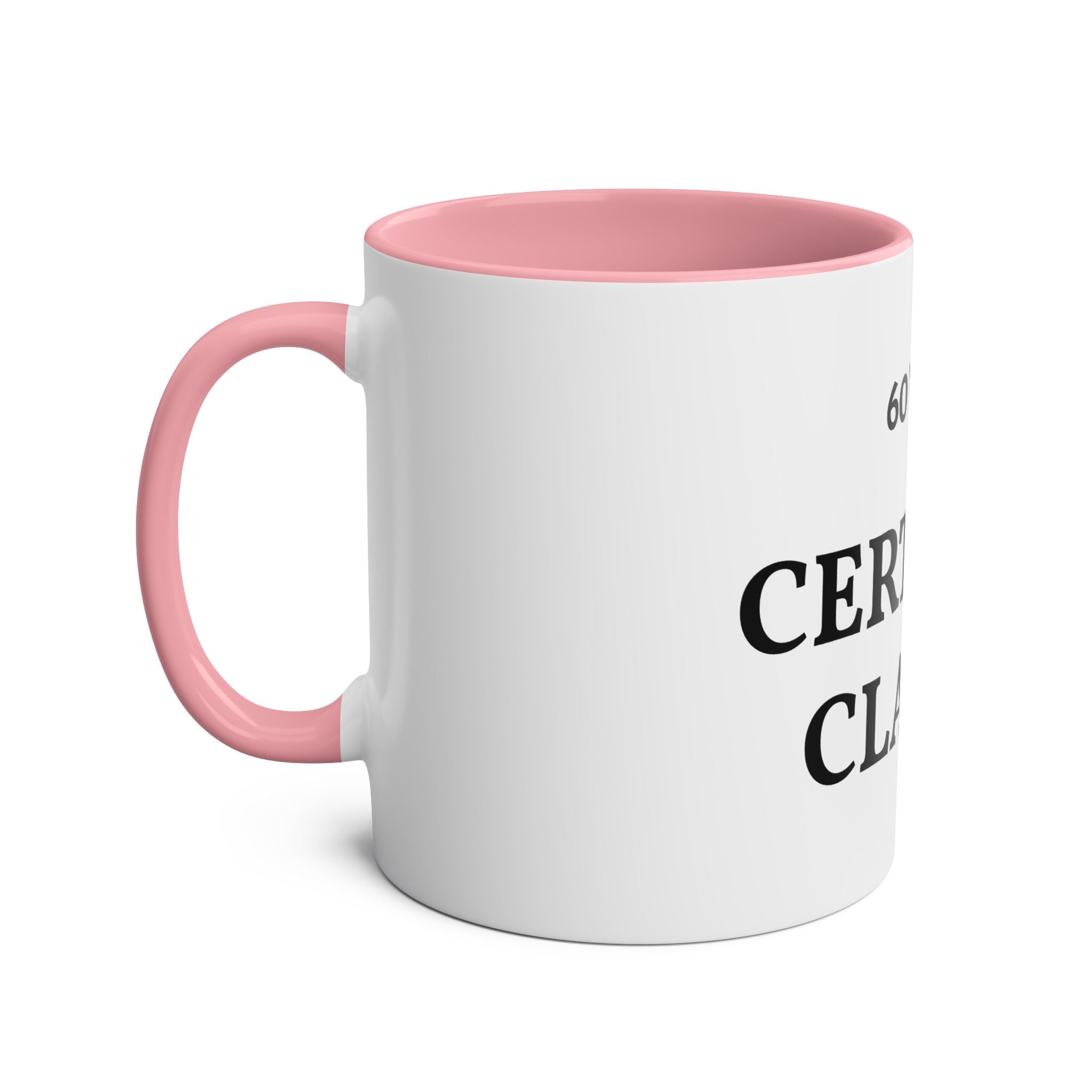 60 Years Certified Classic Mug — Two-Tone 11oz Coffee Cup