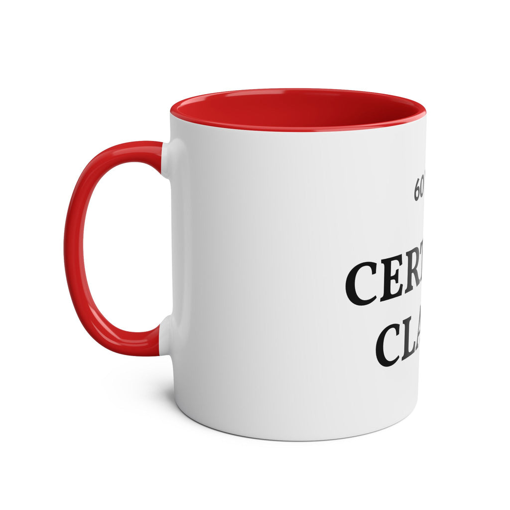 60 Years Certified Classic Mug — Two-Tone 11oz Coffee Cup