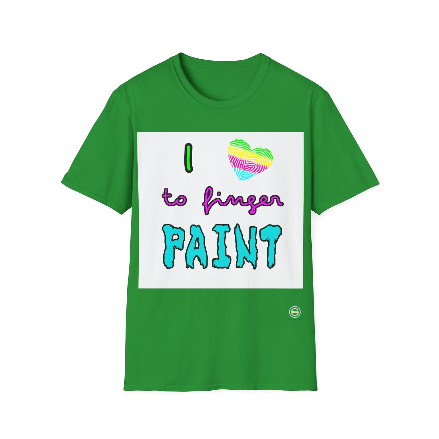 Couples Tee - I love to finger paint
