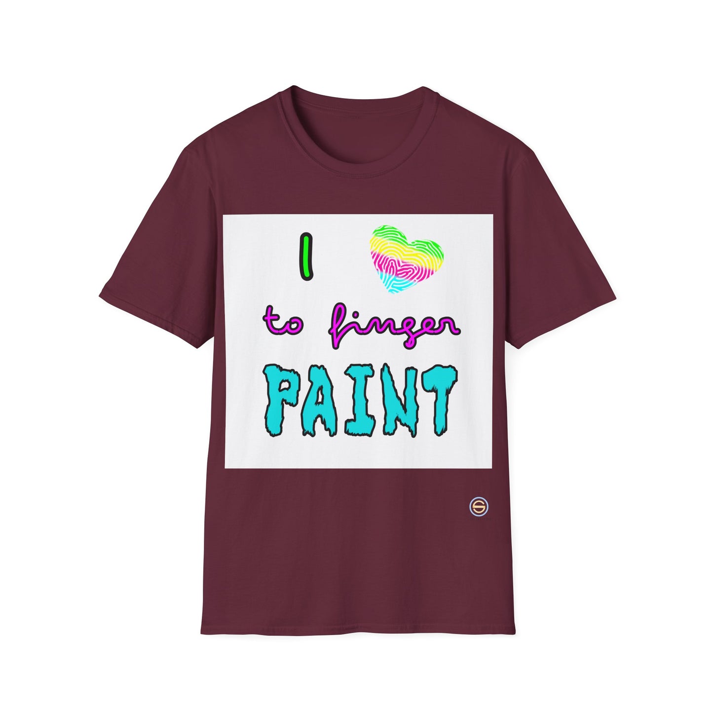 Couples Tee - I love to finger paint